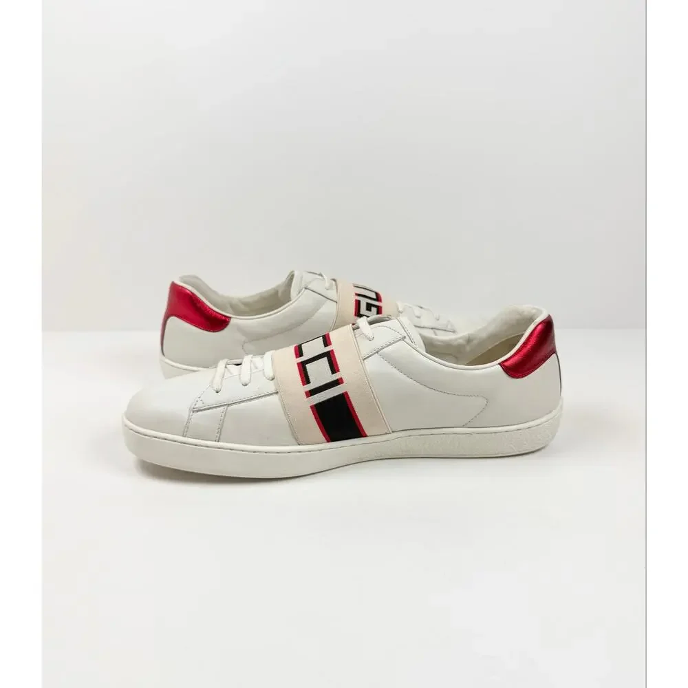 Size 12US  - Gucci Ace Strap Low Top